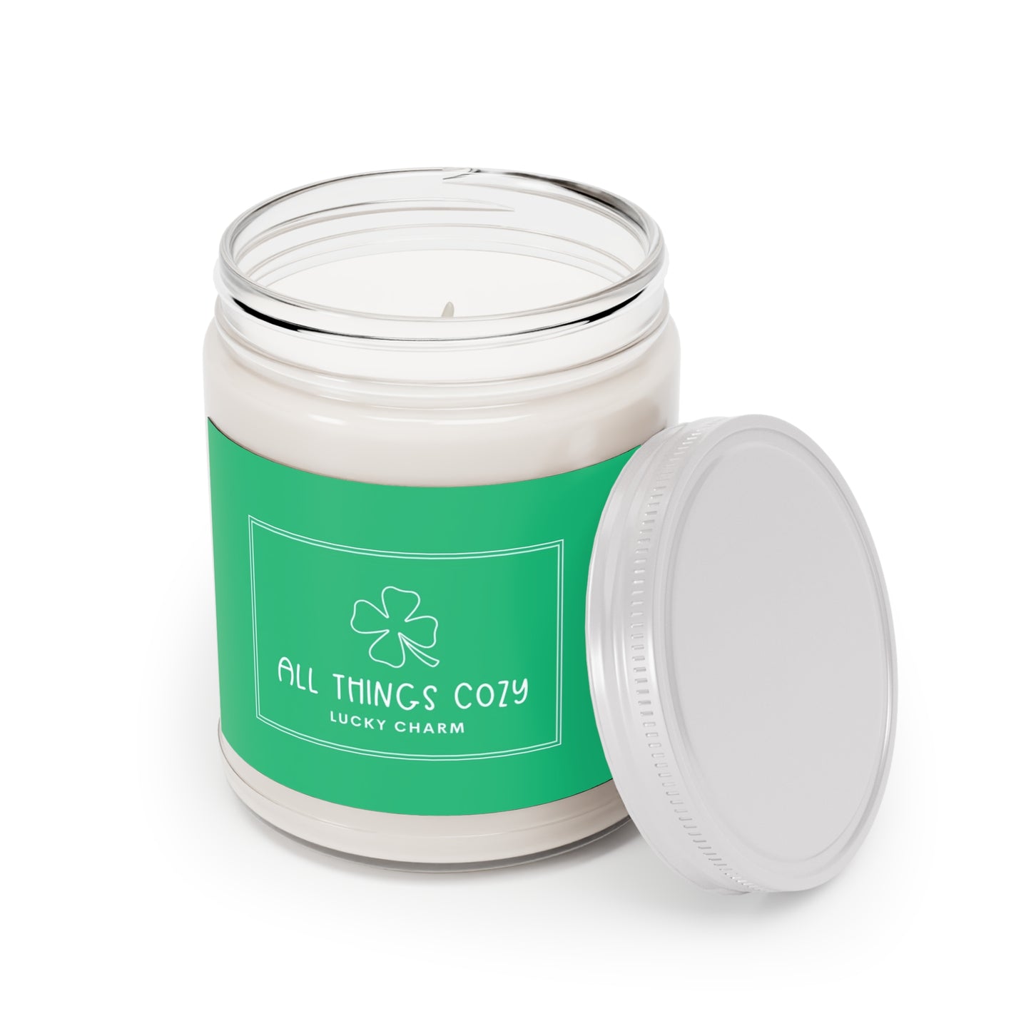 Lucky Charm | Scented Soy Wax Candle | 7.5oz, Cozy Home Decor, Relaxation, Gift, Hand-Poured, Aromatherapy