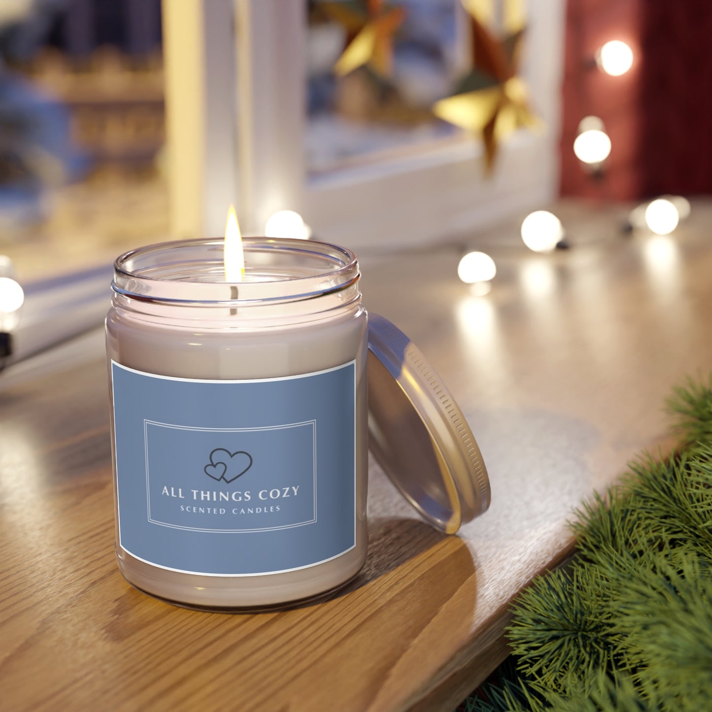 All Things Cozy Color Collection | Scented Soy Wax Candle | 7.5oz, Cozy Home Decor, Relaxation, Gift, Hand-Poured, Aromatherapy