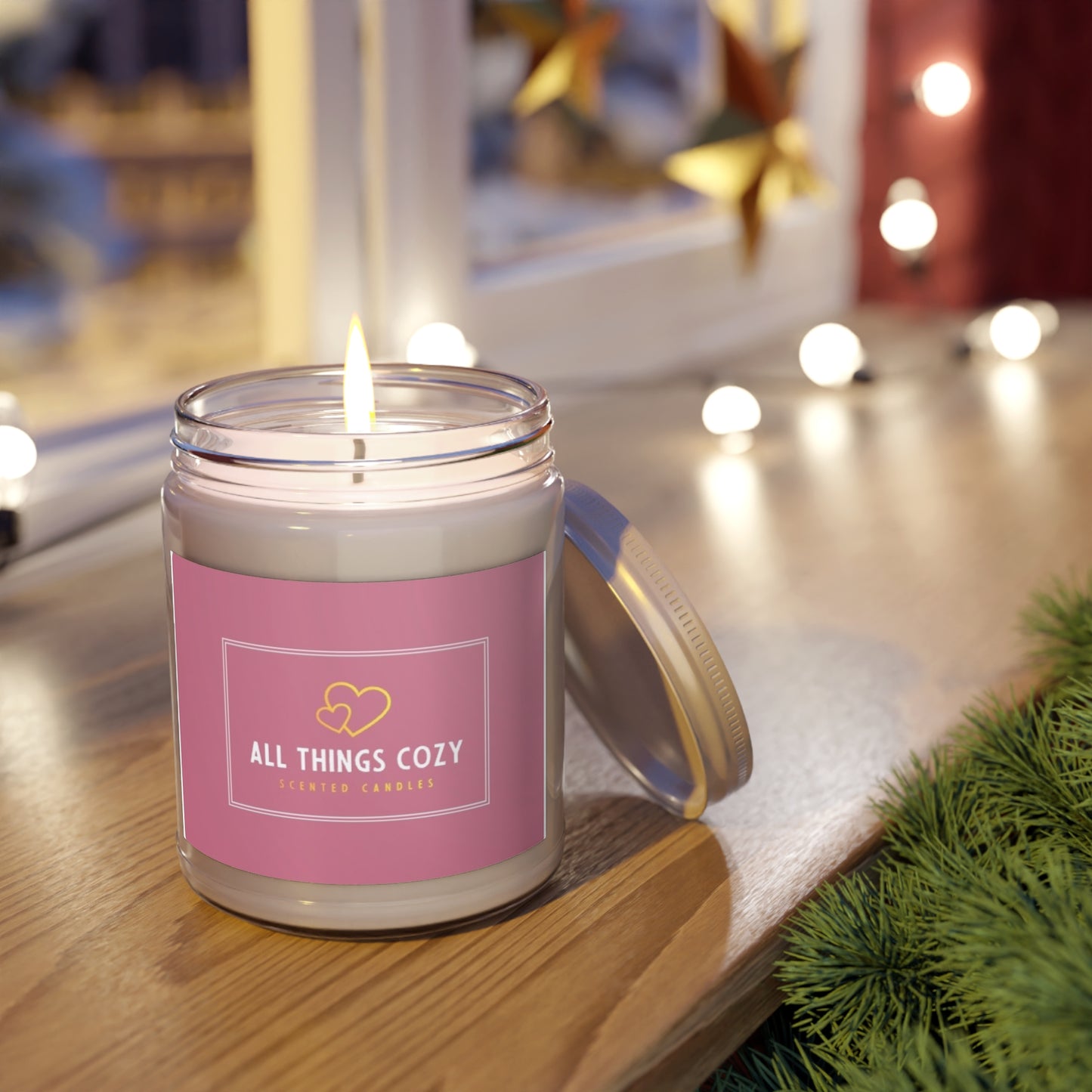 All Things Cozy Color Collection | Scented Soy Wax Candle | 7.5oz, Cozy Home Decor, Relaxation, Gift, Hand-Poured, Aromatherapy