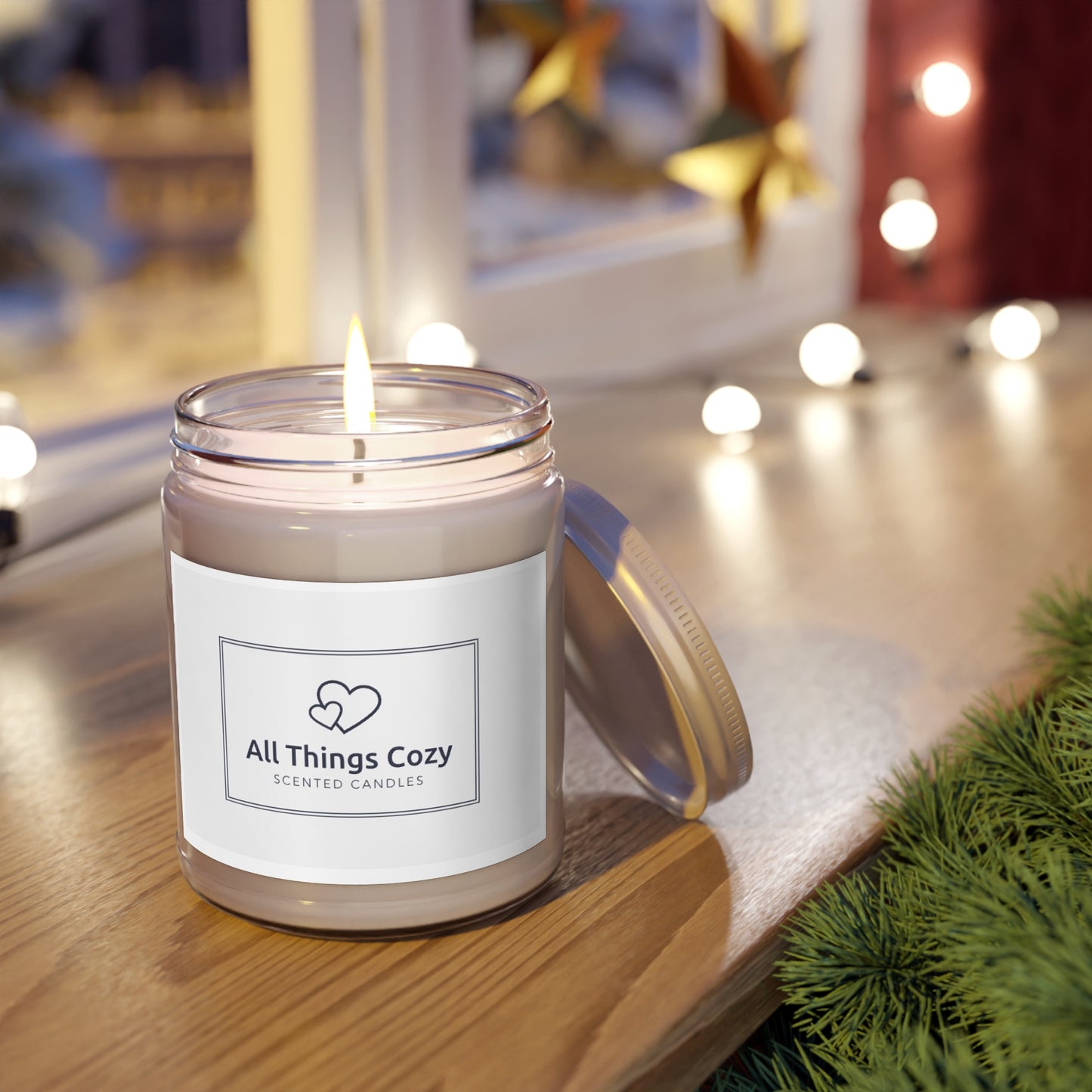 All Things Cozy Color Collection | Scented Soy Wax Candle | 7.5oz, Cozy Home Decor, Relaxation, Gift, Hand-Poured, Aromatherapy
