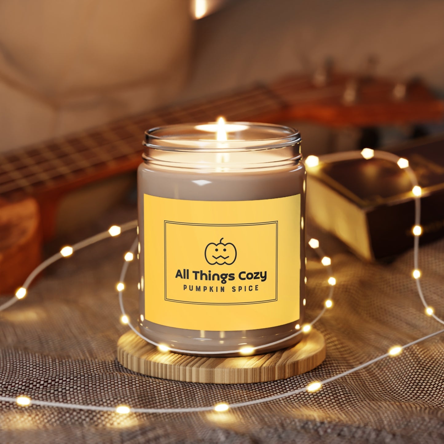 Pumpkin Spice Scented Soy Candle | Cozy Home Decor, Eco-Friendly Candle, Fall Gift, Relaxation, Aromatherapy