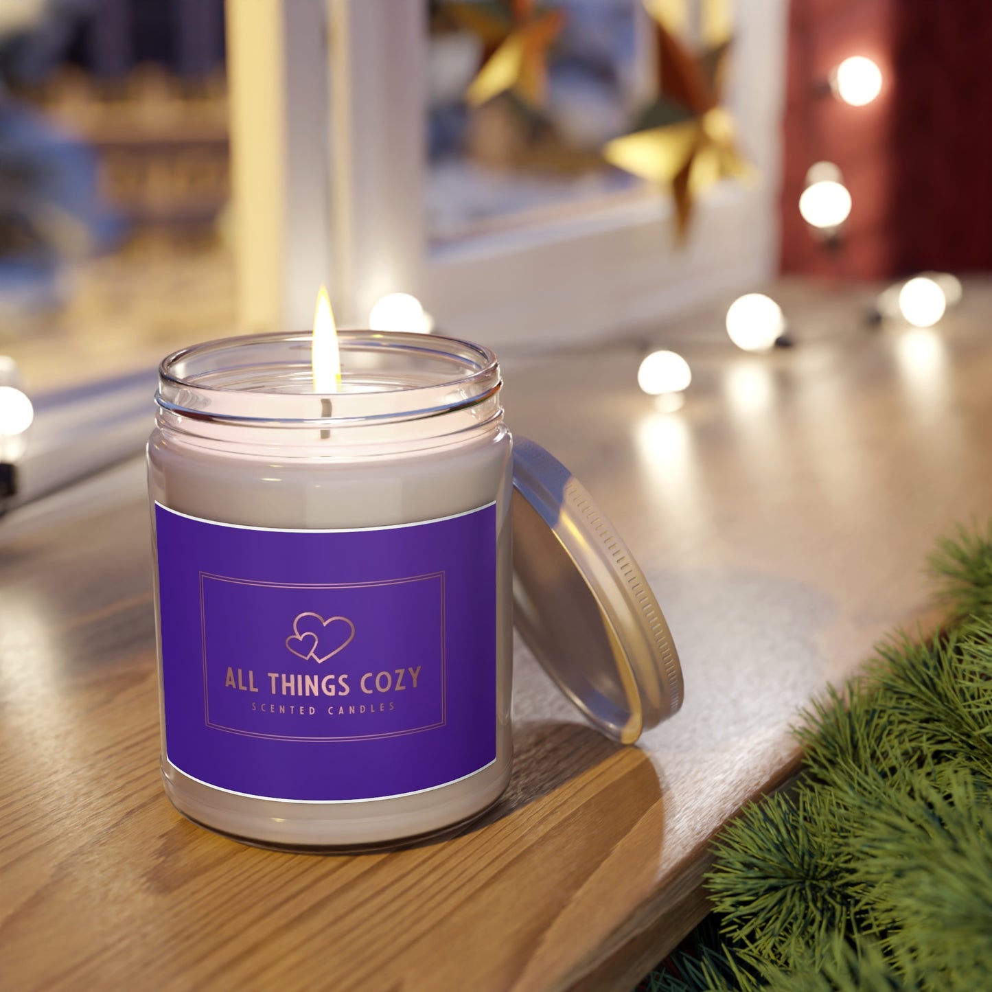 All Things Cozy Color Collection | Scented Soy Wax Candle | 7.5oz, Cozy Home Decor, Relaxation, Gift, Hand-Poured, Aromatherapy