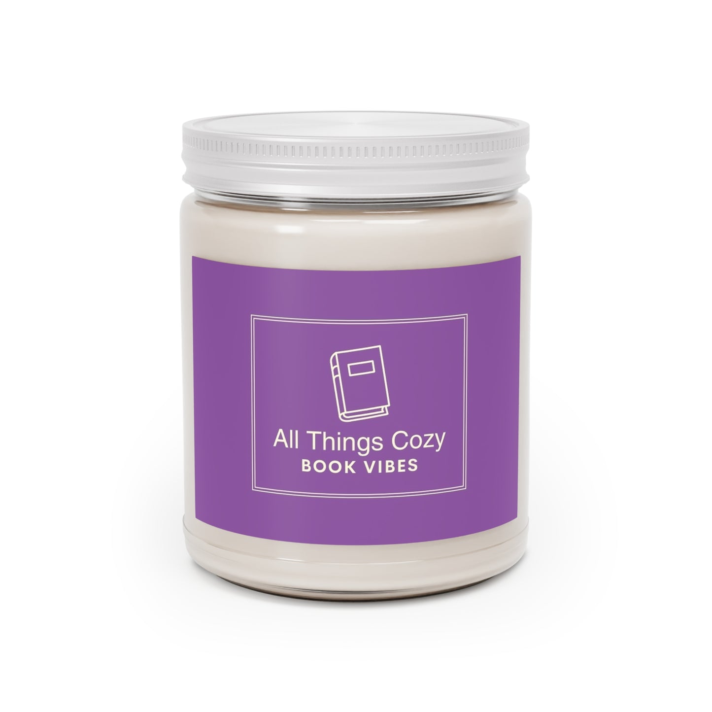 Scented Soy Candle, Cozy Book Vibes Candle, Relaxation Gift, Home Decor, Eco-Friendly Candle, Aromatherapy, Housewarming