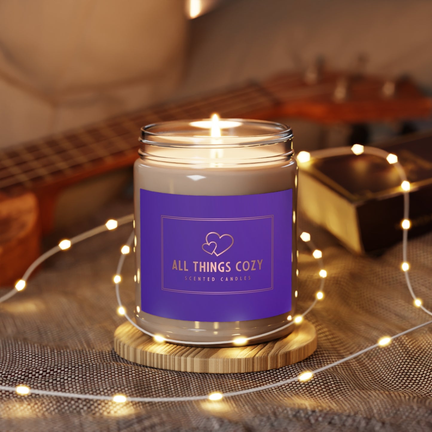 All Things Cozy Color Collection | Scented Soy Wax Candle | 7.5oz, Cozy Home Decor, Relaxation, Gift, Hand-Poured, Aromatherapy