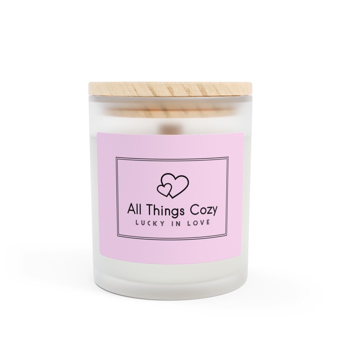 Frosted Glass Candle, 11oz