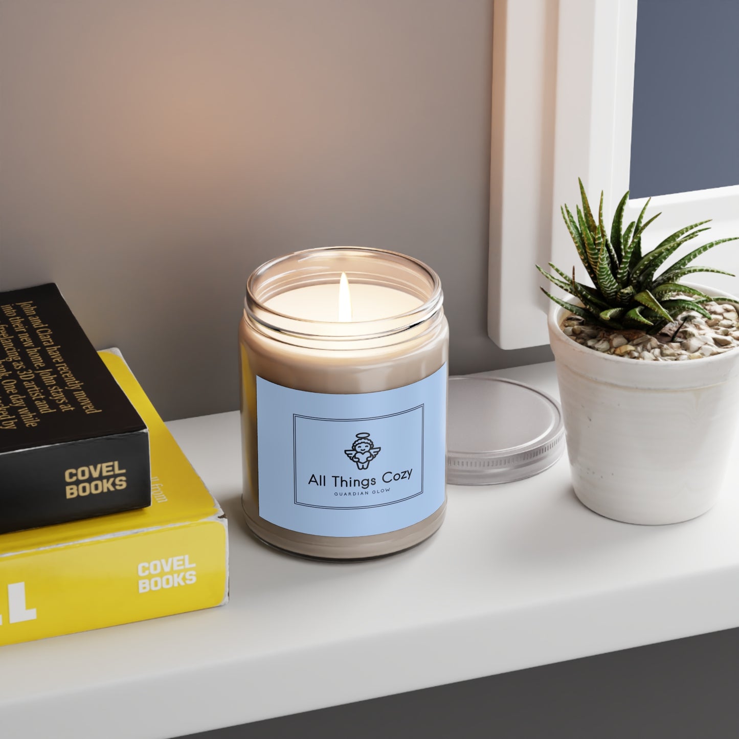 Cozy Scented Candle | All Things Cozy | Relaxing Home Decor, Gifts for Her, Aromatherapy Candle, Self-Care Essentials, Housewarming Gift