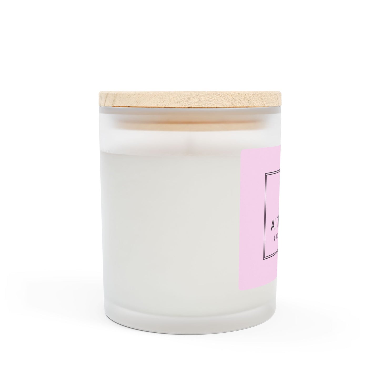 Frosted Glass Candle, 11oz