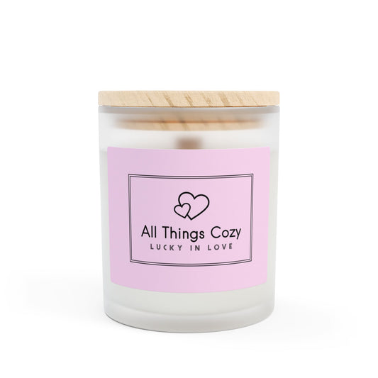 Frosted Glass Candle, 11oz