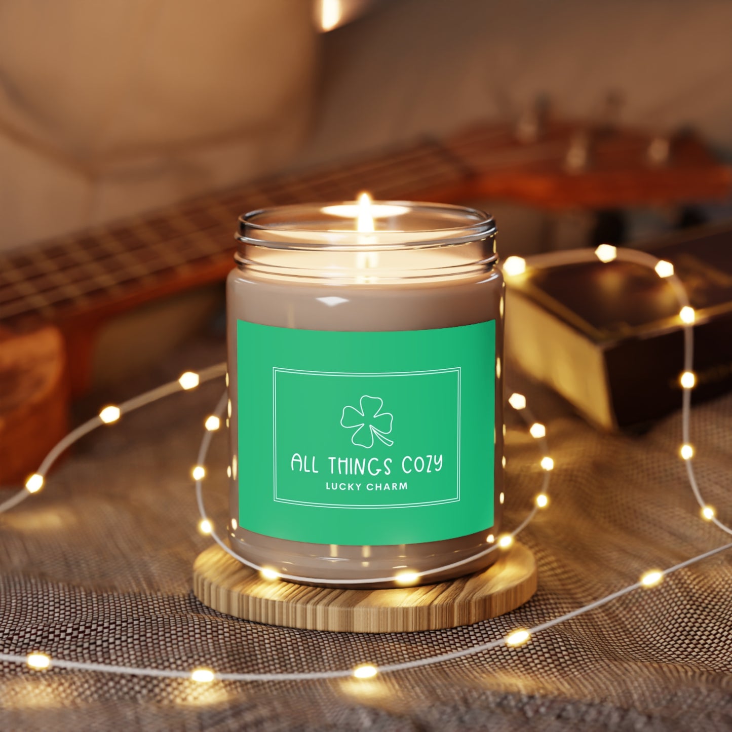 Lucky Charm Scented Candle | 9oz Cozy Home Fragrance