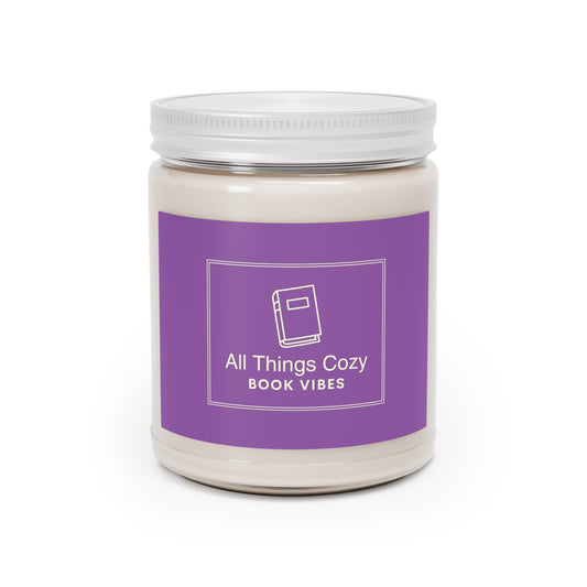 Scented Soy Candle, Cozy Book Vibes Candle, Relaxation Gift, Home Decor, Eco-Friendly Candle, Aromatherapy, Housewarming