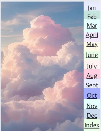 Cute Digital PDF Calendar!
