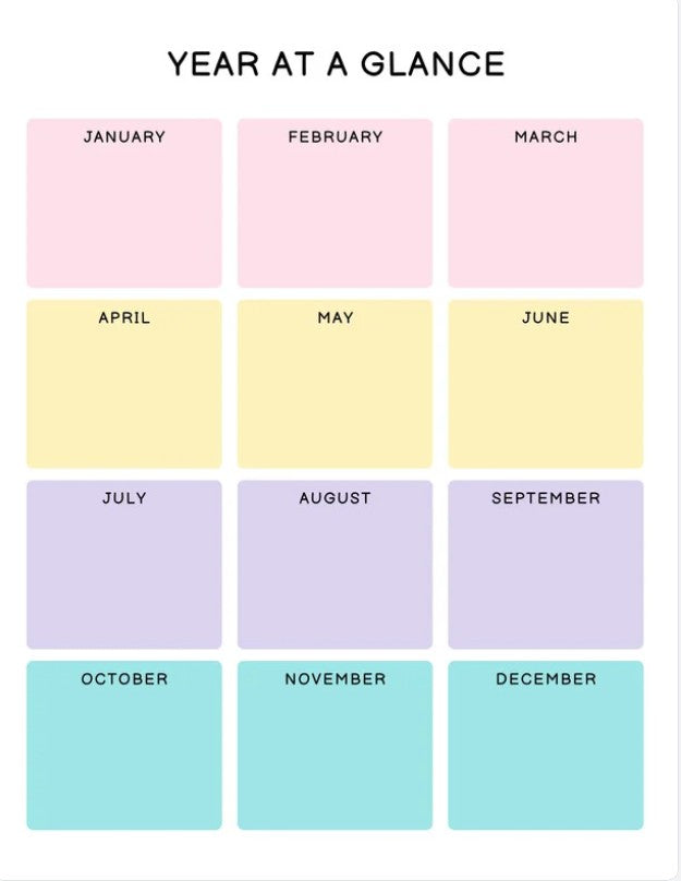 Cute Digital PDF Calendar!
